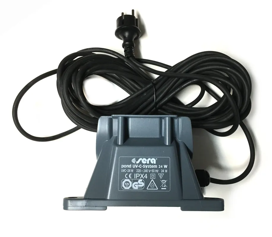 sera pond Montagefuß für UV-C System 24 W (inkl. 10 m Kabel u. Spannring) Expressversand